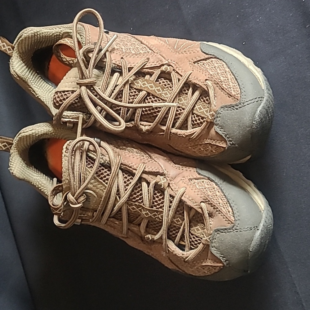 Merrell Tan and Gray Women's Athletic Shoes